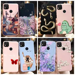 For Redmi 9C NFC Case For Xiaomi Redmi 9C Phone Cover Popular Flower Girls TPU Soft Silicone Funda For Xiaomi Redmi 9 Activ Case