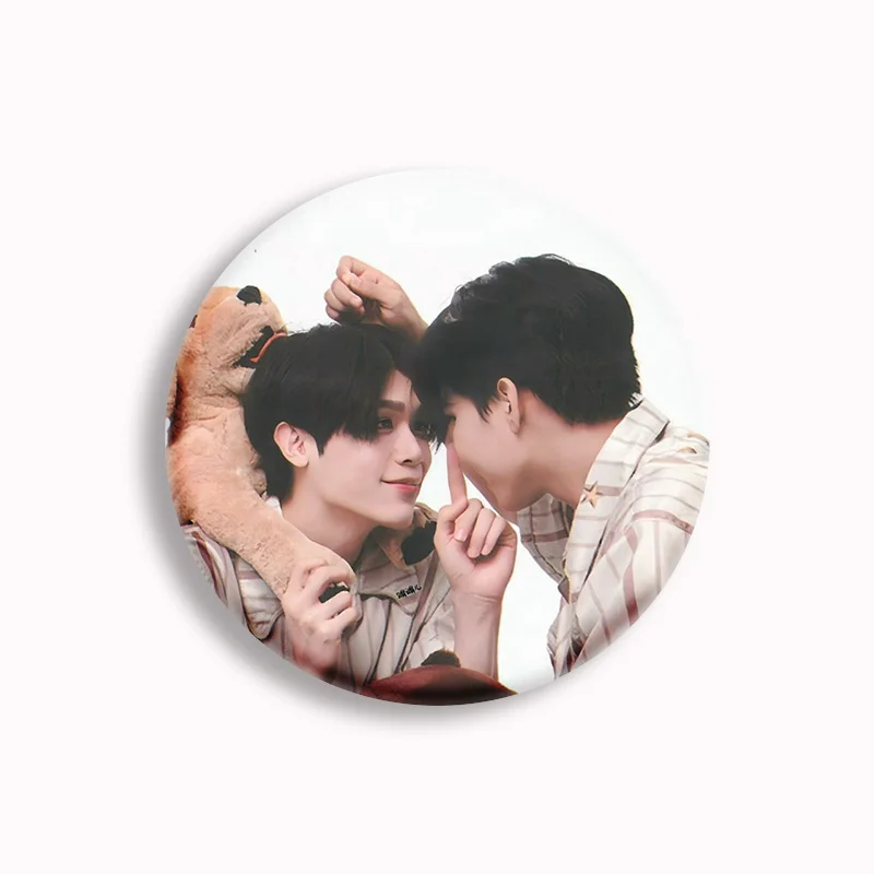 Thai drama Love In The Air Soft Button Pin  Fort Peat Boss noeul Bossnoeul FortPeat Album Poster Brooch Badge Fans Collect Gifts