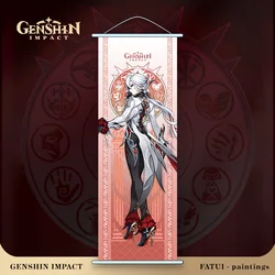 Game Cosplay Wall Scrolls Arlecchino Baizhu Neuvillette Wriothesley Furina Lyney Navia Chevreuse Poster Fans Collections Props