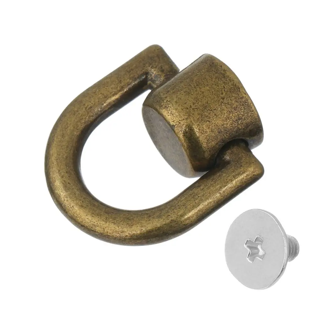 Metal Bag Rivet Nail Buckle D Ring Tong Snap Metal Bag Rivet Nail Hardware Accessorie Luggage Bag Buckle Handbag Belt