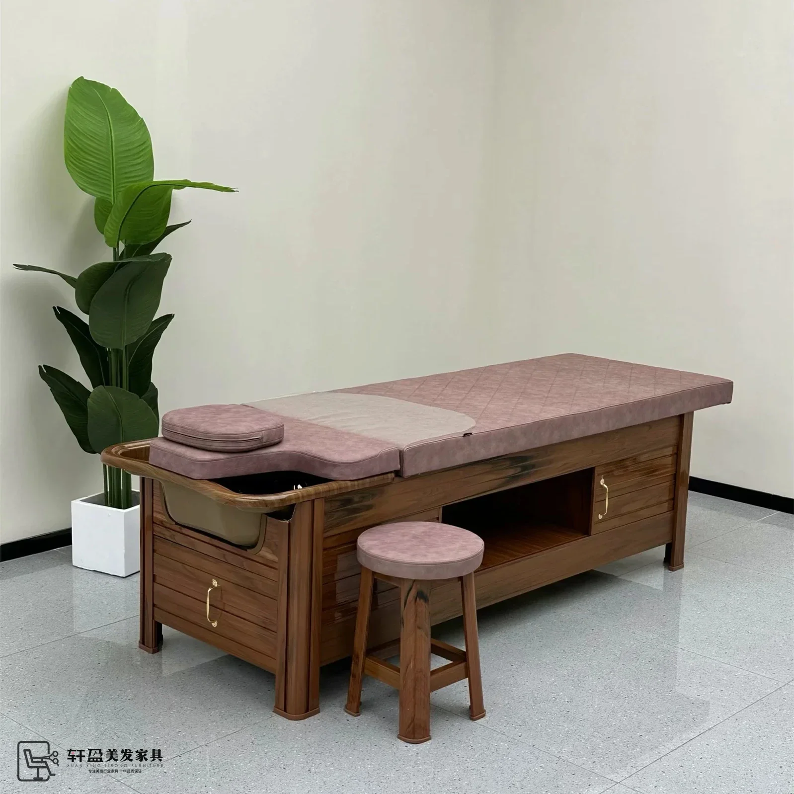 

Hair treatment shampoo bed Thai massage bed hair salon special Thai bed full lie down