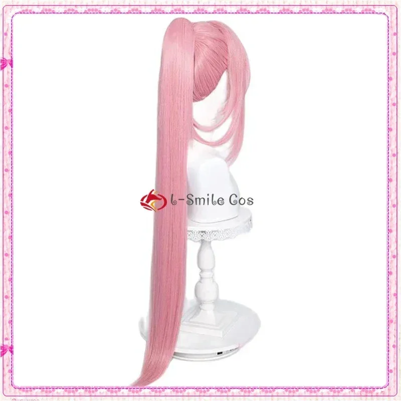 25COSCherry Blossom Pink Long Ponytail Wig Cosplay Costume SK8 the Infinity Heat Resistant Synthetic Hair SK∞ Men Women Wig + Wi view 4