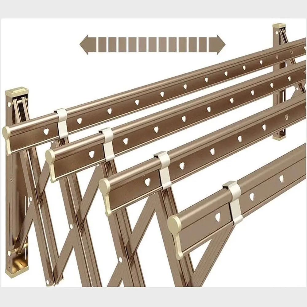 확장형 건조대, 벽걸이형 타월 레일 확장형 접이식(1트랙)