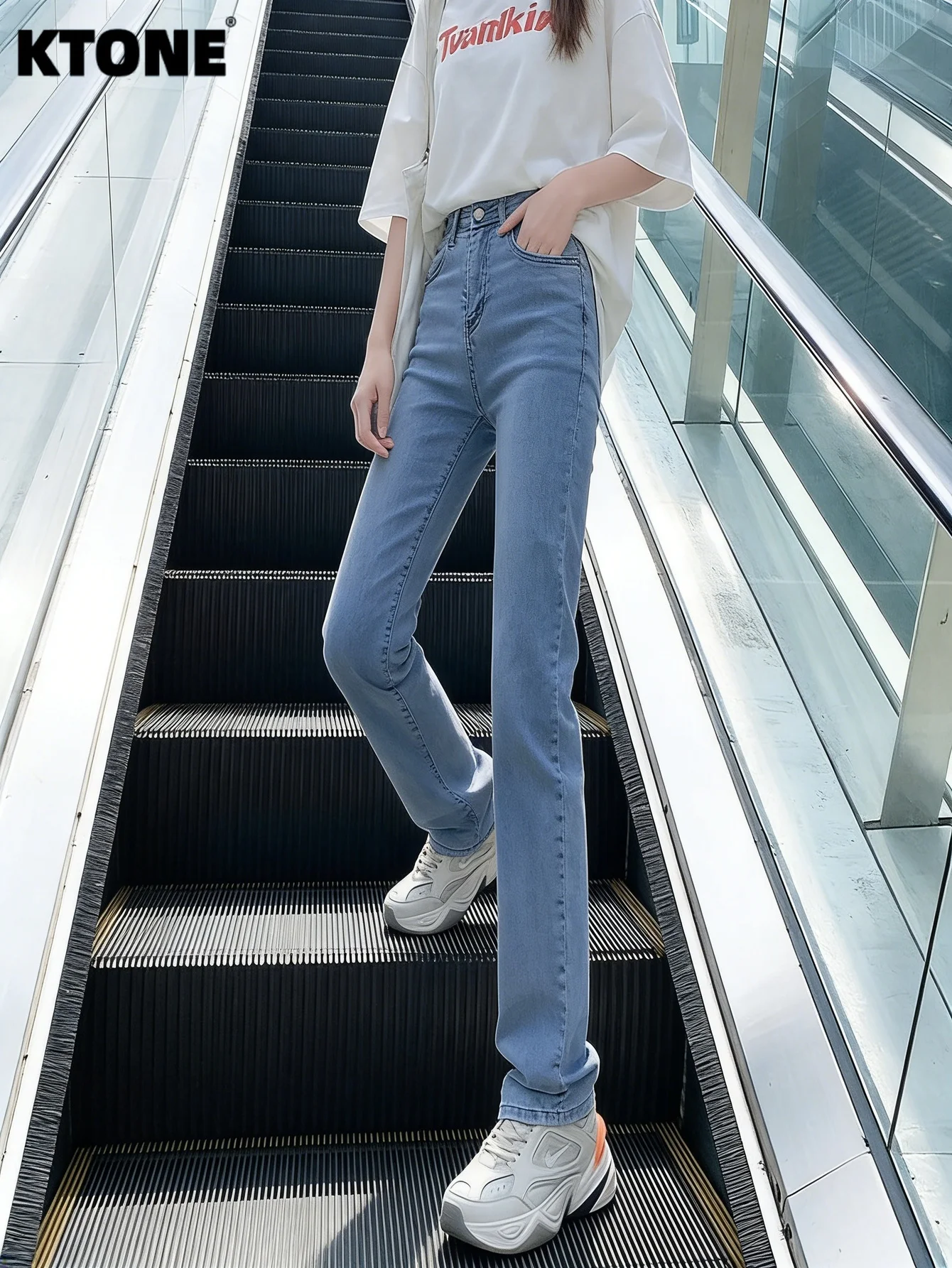 

Slim Tight Blue Jeans Pants Y2k Original Drip For Man Unisex Casual Fit No accessories or belts included