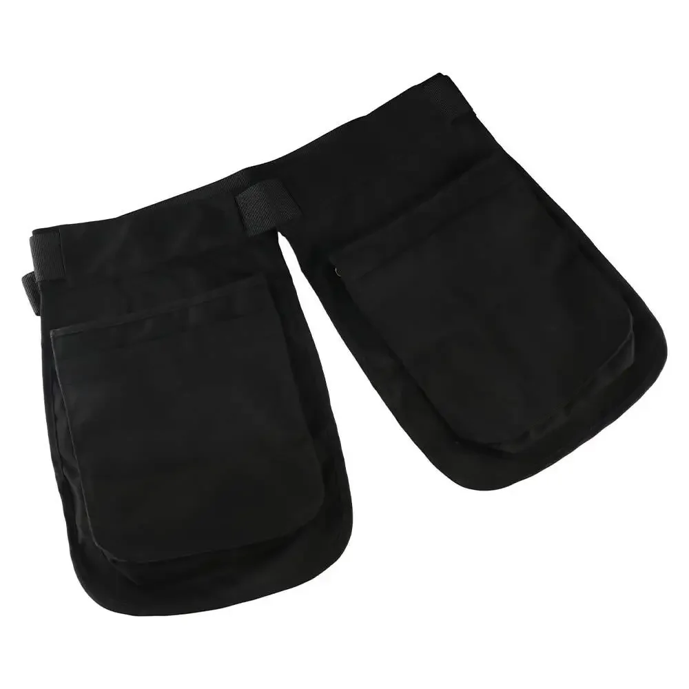 

Прочная многофункциональная поясная сумка, черный фартук с несколькими карманами, поясная сумка, портативная регулируемая поясная сумка для спорта на открытом воздухе