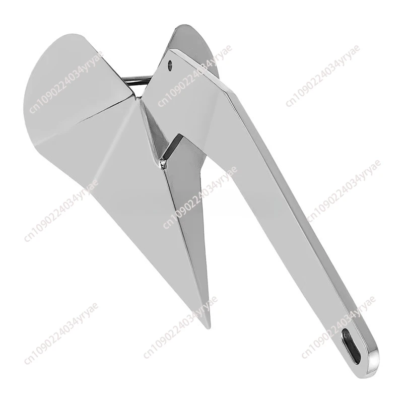 

Marine Hardware Boat Anchor Stainless Steel Delta Anchor 10kg Mirror Polished Detla Anchor for Boat