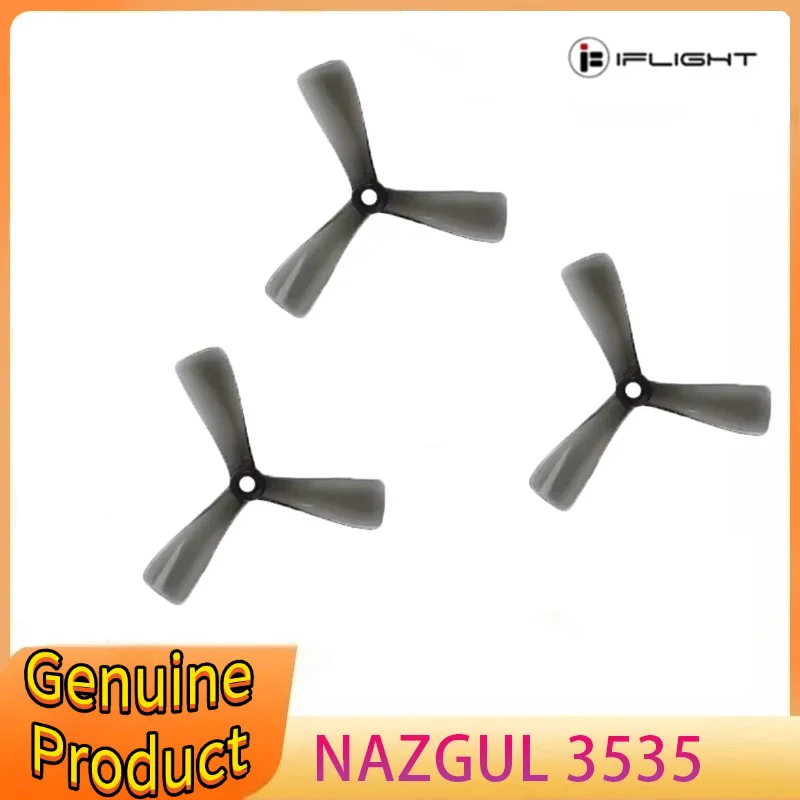 

2Pair iFlight Nazgul 3535 3.5inch Cine Tri-blade/3 Blade Propeller Blade with 5mm Mounting Hole for FPV Protek35 Parts