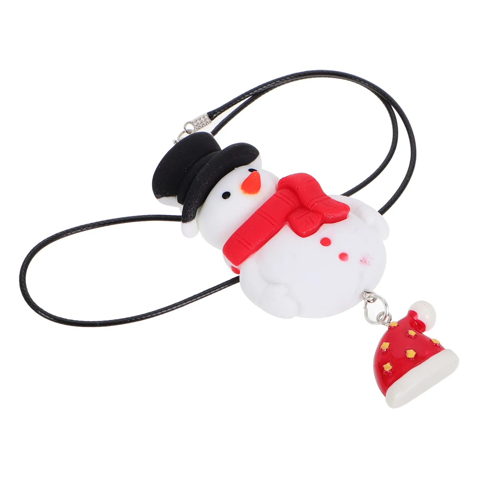

Christmas Snowman Car Hanging Ornament with for Rearview Mirror Auto Interior Decoration Cute Winter Holiday