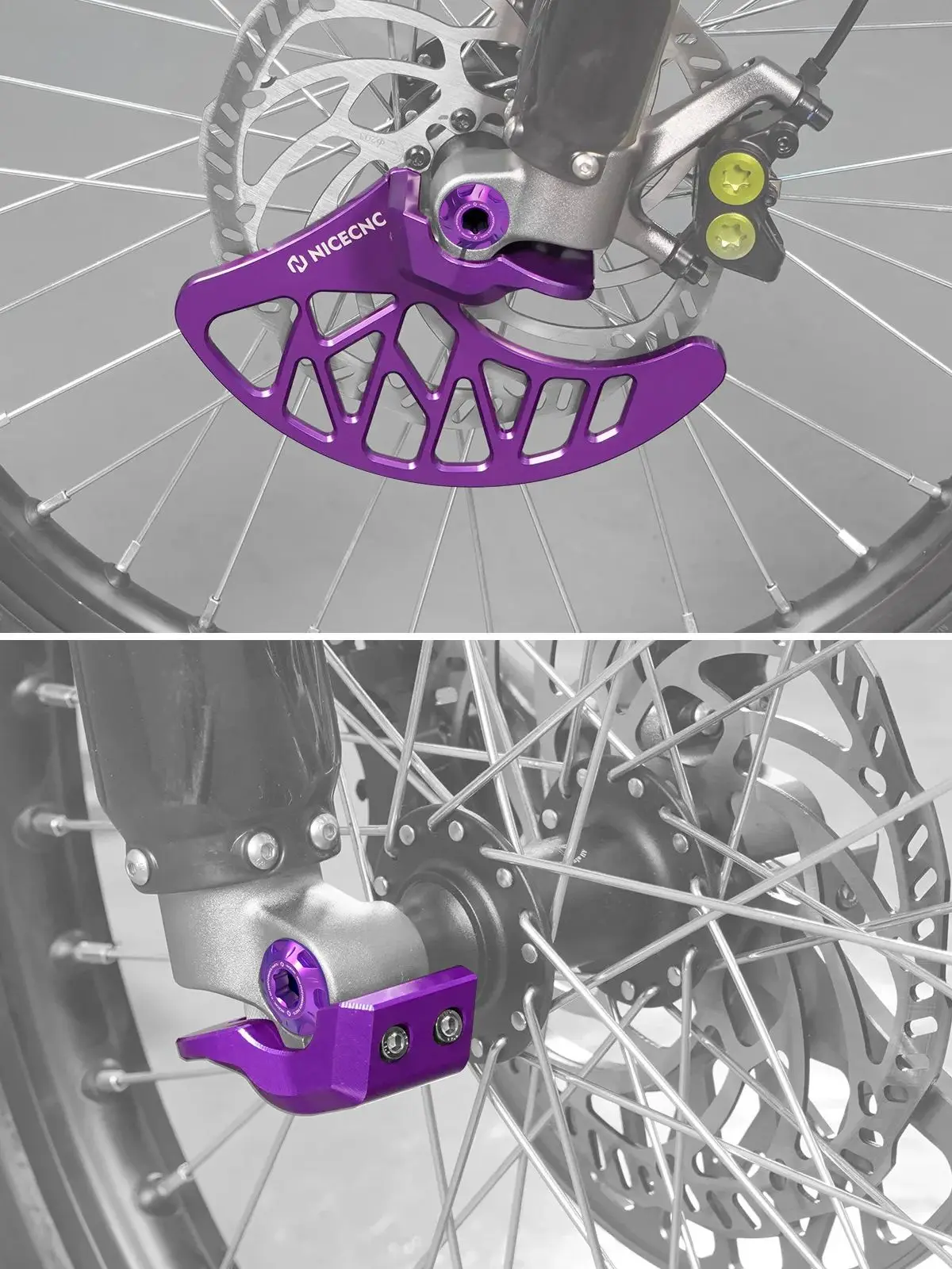 AliExpress NICECNC For Surron Light bee X S L1E Front Brake Disc Guard & Fork Leg Guard Wheel Axle Bolt Nut For Segway X160 X260 Electric Dirt Bike
