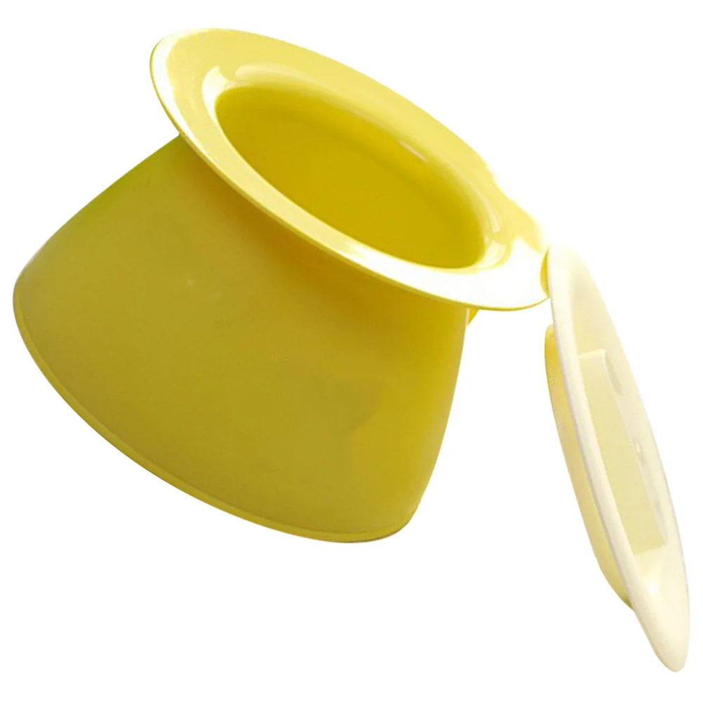 

Children'S Chamber Pot Plastic Bedpan With Lid Drop-Resistant Durable Lightweight Non-Slip Portable Urinal For Bedroom