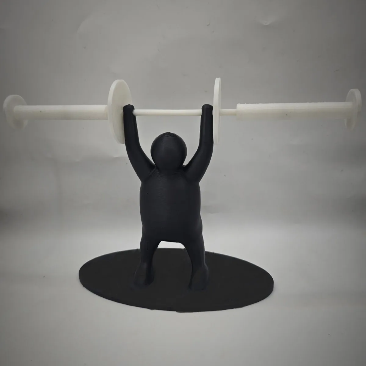 Interessanter Toilettenpapierhalter mit Gewichtheber-Motiv – Badezimmerdekoration im Fitness-Stil, lustiges Wohndekor-Geschenk für Fitness-Liebhaber – Detail 15