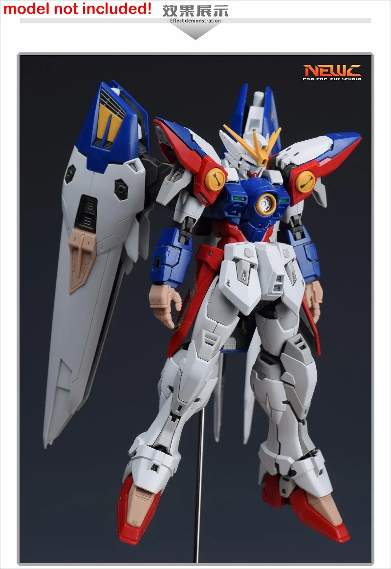NewC Forming Hand Spray Nozzle 3D Printed Parts for RG 1/144 Wing Zero XXXG‑OOWO Model Detail Upgrade Hobby DIY Accessories