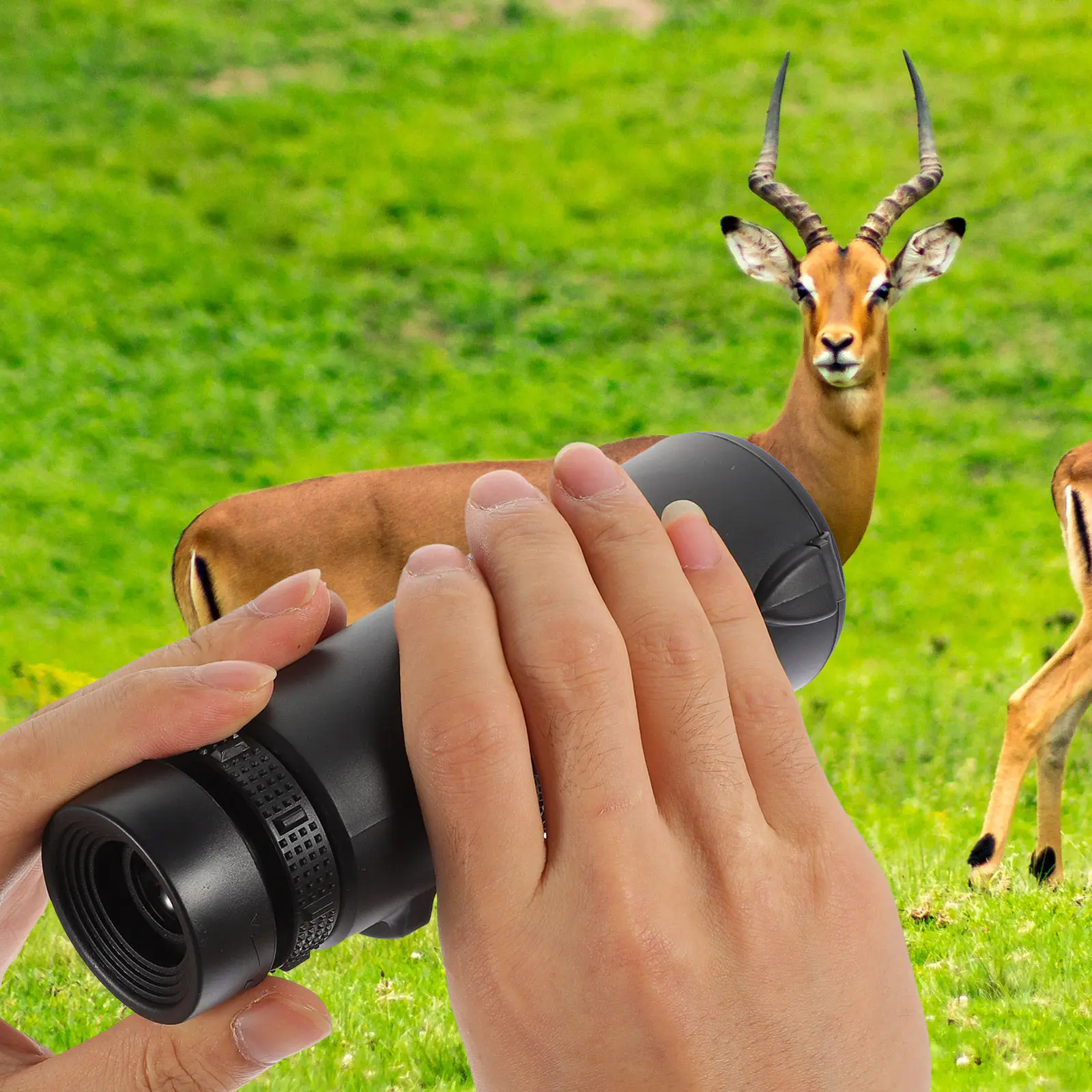 High Magnification Monocular Telescope Lightweight Pocket Portable Scope for Adults Camping Mountaineering Travel Gifts