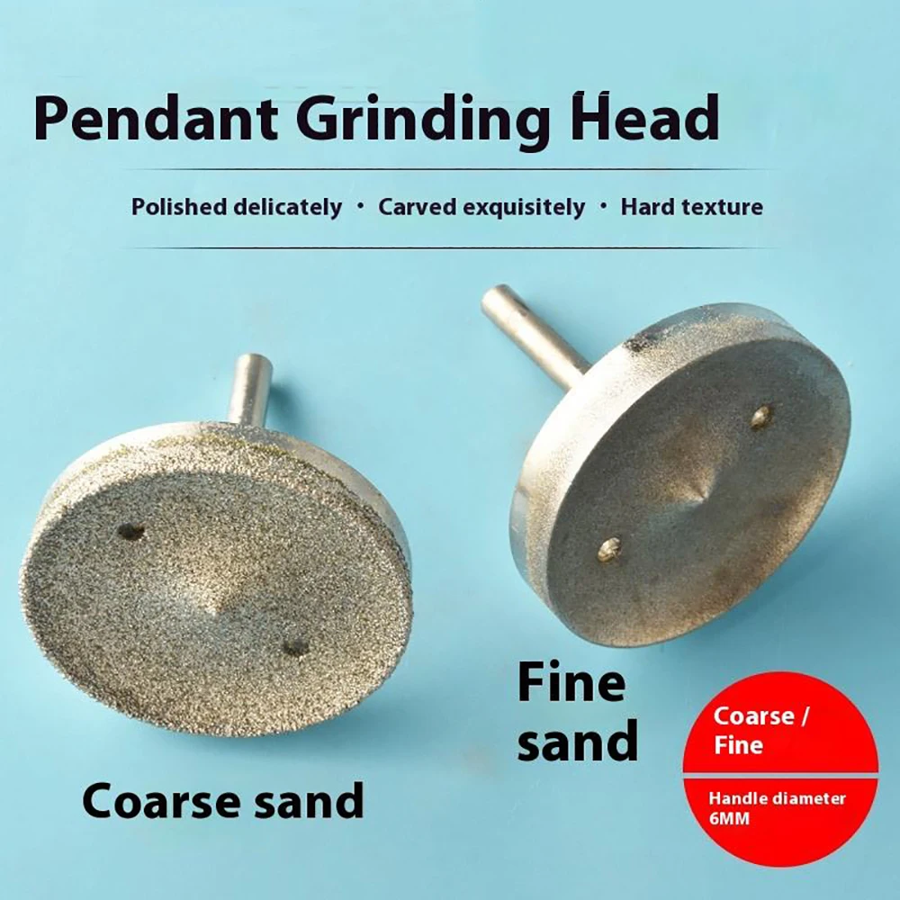 

1pcs Fine Coarse Sand Grinding Head Wheel Polishing Tools Carborundum Jade Carving Drilling Machine Tools Peace Buckles 16-45MM