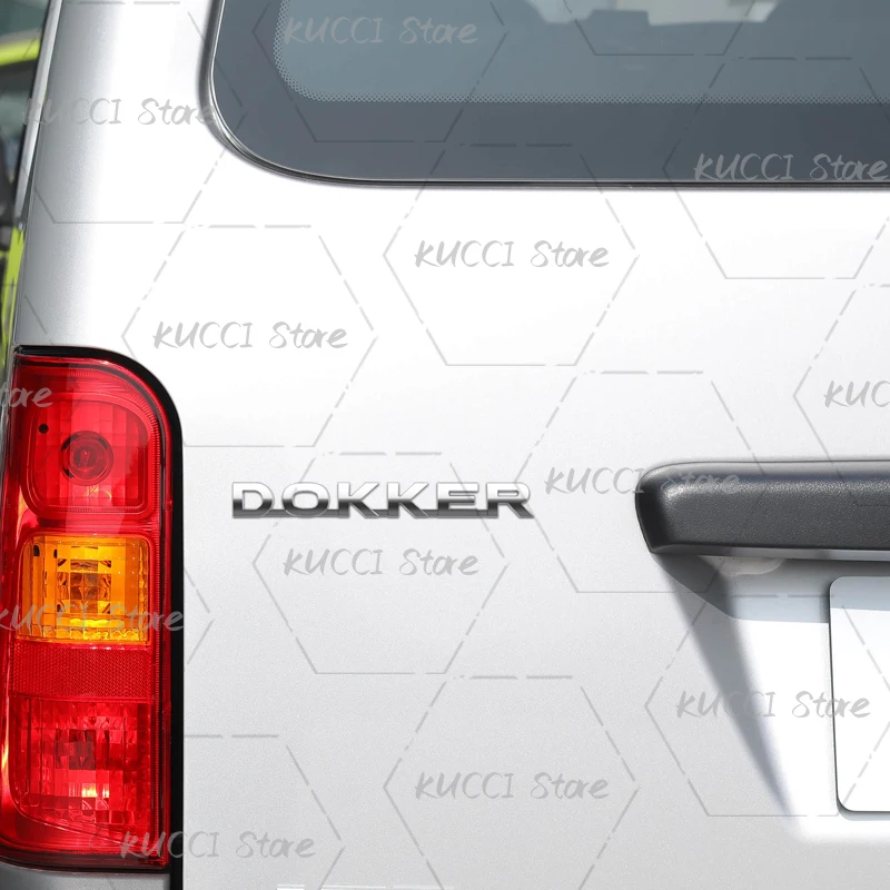ملصق سيارة ثلاثي الأبعاد لـ Dokker شعار حروف STEPWAY Dci يفانا شاحنة التخييم الهجين شعار معدني شارات الشارات اكسسوارات الديكور