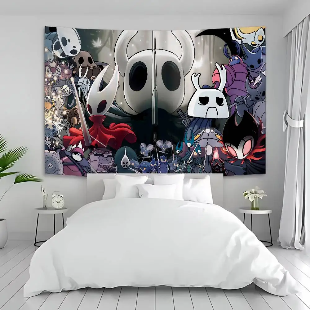 

Настенное панно H-Hollow Knight S-Silksong: Дешевое, в стиле хиппи, бохо, мандала