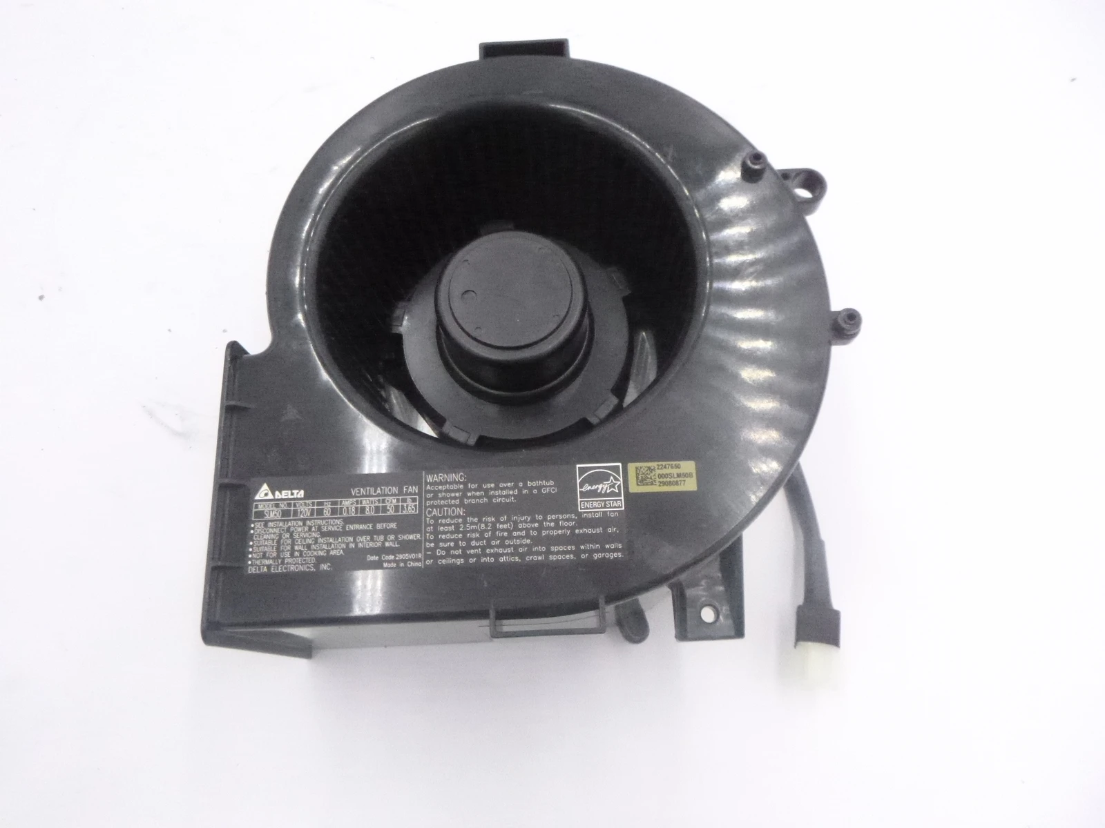 

Для Delta SLM50 потолочный/настенный охлаждающий пластиковый вентилятор для мониторинга скорости вентиляции