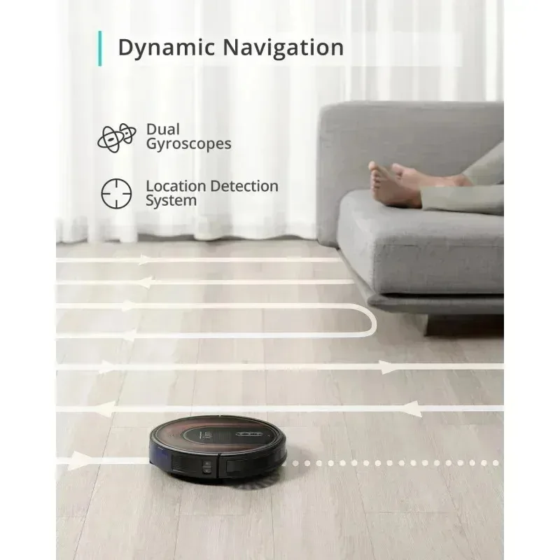 QZA4-Ceufy Clean by Anker,RoboVac G30 Hybrid SES,2-in-1 Sweep and mop,Self-Emptying Robot Vacuum,Dynamic Navigation,Allergy,