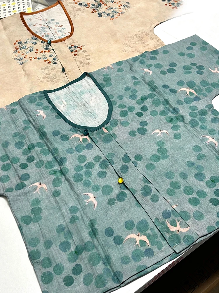 

Original Hanfu Women's Qingniao Sle f Sve Tang Baozi Skirt Eight Pieces Daily Commuting Summer Clothing Polyester Fiber