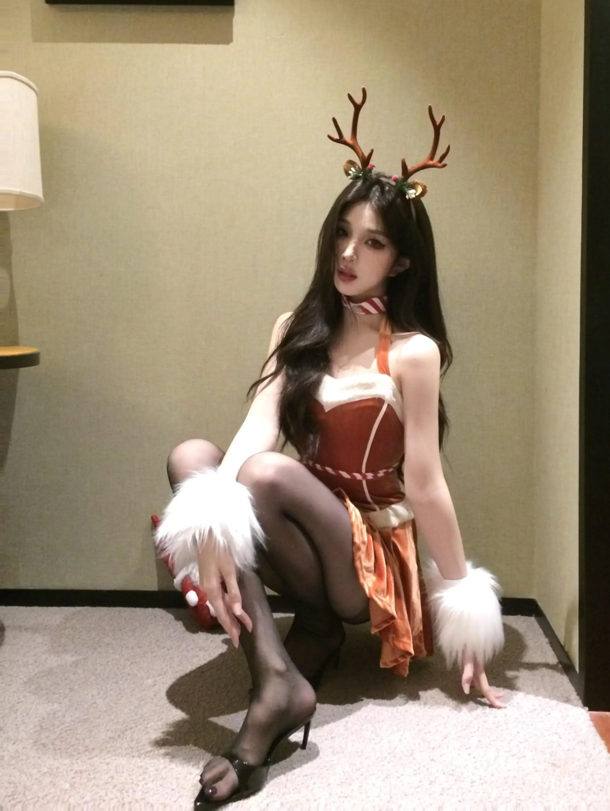 الهروب الغزلان Cisas الزي الدكتور الخريف الشتاء الرغبة النقية معلقة Ne حزام صديرية دائرية ort تنورة لوين تأثيري حلي