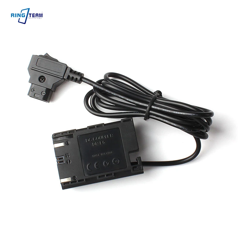 DTap D-TAP to DR-E6 Full Decoded DC Coupler LP-E6 Dummy Battery for Canon EOS 5D4 5D3 5D2 60D 7D 6D 60Da 70D 80D 5DS 5DSR R5C