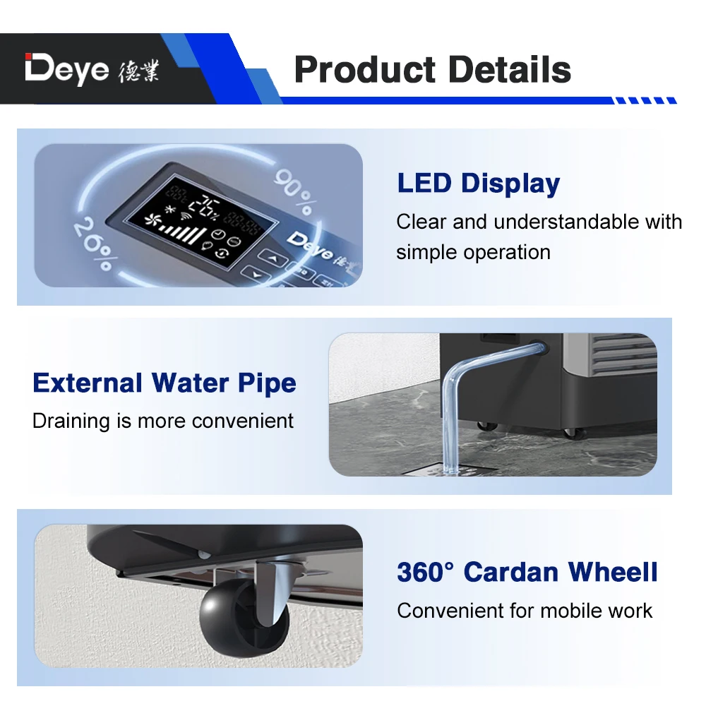 138L Large Room Air Cleaning Dehumidifier Commerical Industrial Dehumidifier With Filter