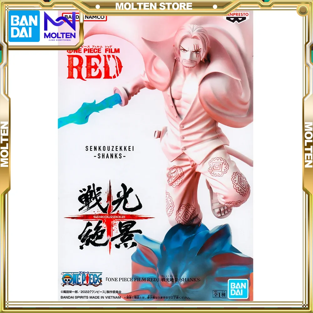 BANPRESTO Original ONE PIECE Spectacular Battle Scenery SHANKS Anime Figure PVC Complete Mode