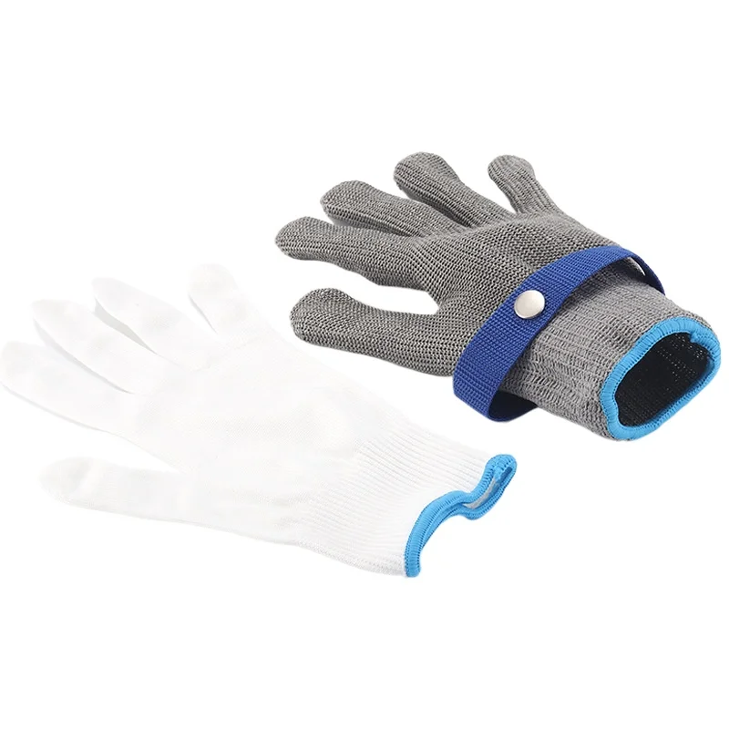 

1 Pcs Stainless Steel Mesh Glove, Level 9 Cut Resistance - Ideal for Cooking, Meat Cutting, Fishing, Gardening, Metalwork