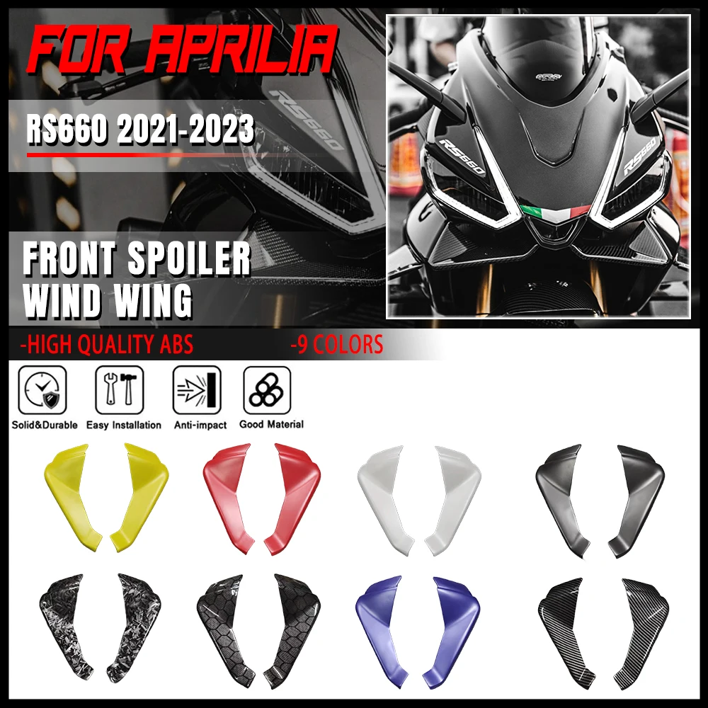 

Передняя крышка ветрового крыла RS660 для Aprilia RS 660 2021 2022 2023 2024, конусный аэродинамический обтекатель, крылышки, аксессуары для мотоциклов