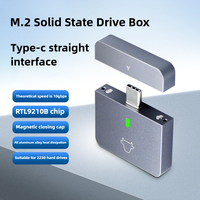 2230 M.2 NVMe External SSD Case 10Gbps USB3.2 Gen2 Aluminum Alloy SSD Enclosure Plug and Play Type C Interface for M2 2230 SSD