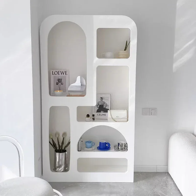 Plastic White Book Shelf Organizer Unique Items Minimalist Creative Corner Shelf Storage Mueble Esquinero Library Furniture