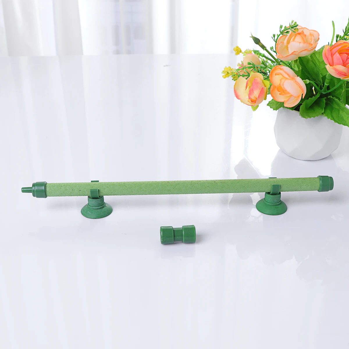 

10 Inches Air Stone Tube Fishtank Oxygen Diffuser Airstone Aquarium Oxygenation Stones Suction Cup Strip