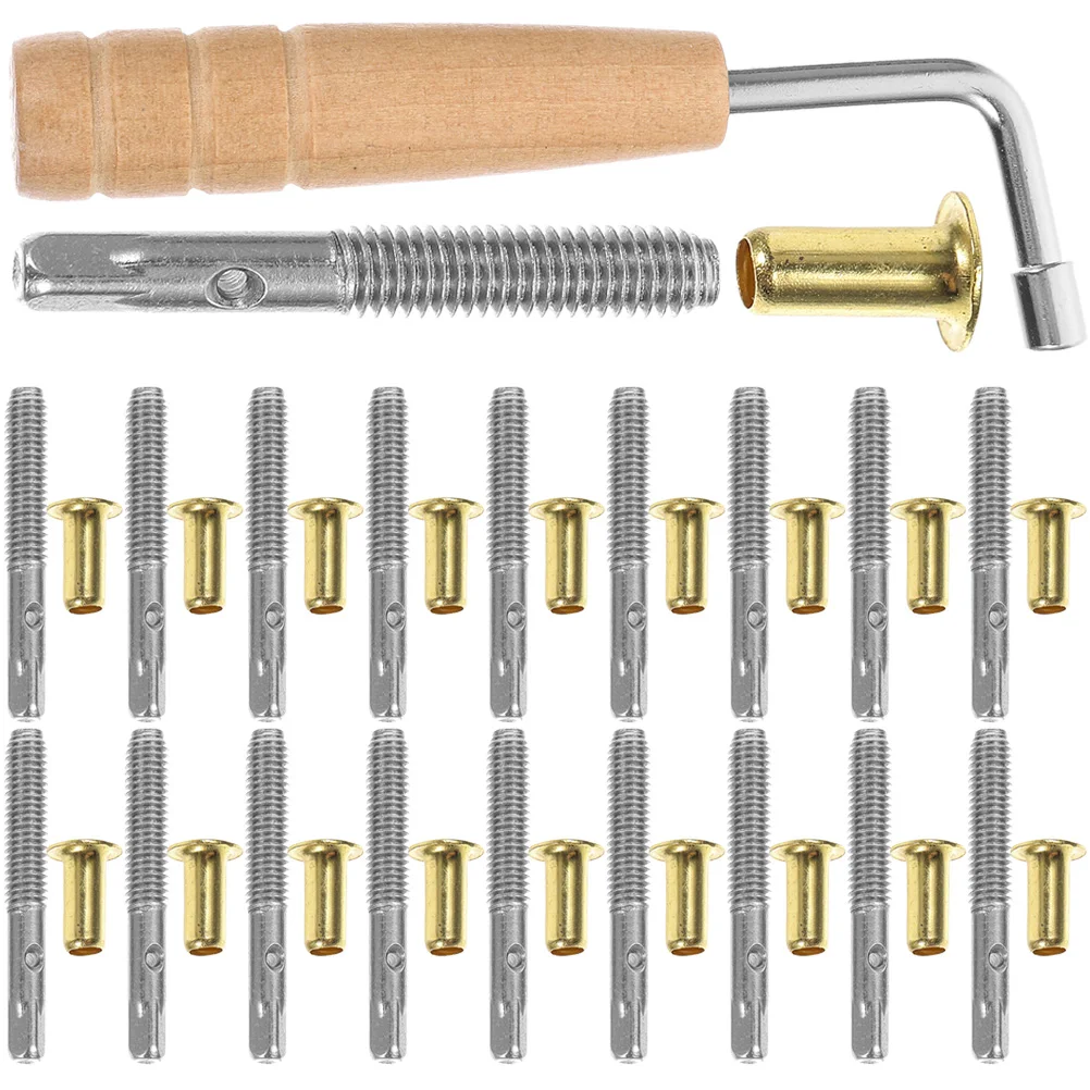 

Lea String Set Harp Tuning Pin Lyre for Beginners Replacement Tool Tuner Wood