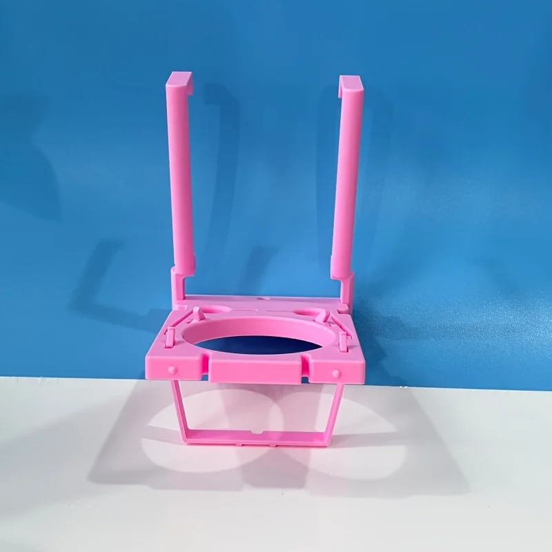 1pc Multi-functional Aircraft Cup Holder & Phone Stand - Foldable Aviation Small Table Tray - Beverage Holder - Two-in-One Trave view 5