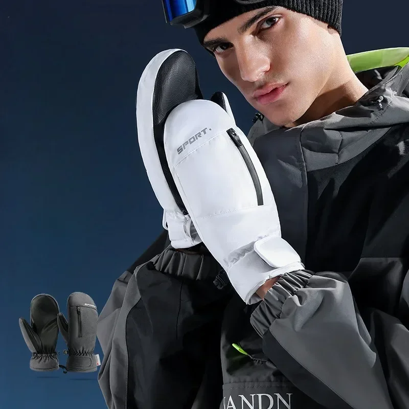 Professional Winter Ski Gloves Men Women Ski Snowboard Gloves Waterproof Keep Warm Windproof 3M Snowboard Glove Sport Protective