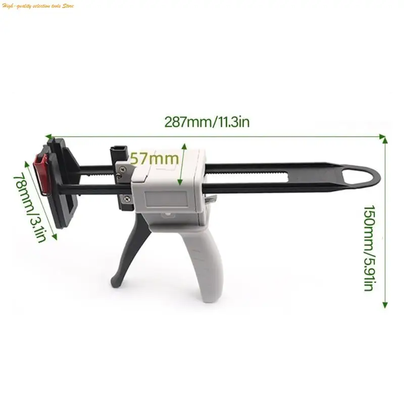 203f Manual silicona Pegadas Pistolas para tubos pasta dientes o aplicaciones sellador