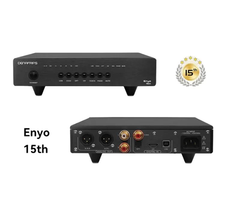 Denafrips Enyo 15th R2R Architettura DSD Veramente Bilanciata 24 bit R2R + 6 bit DSD Supporta DSD, decodifica PCM
