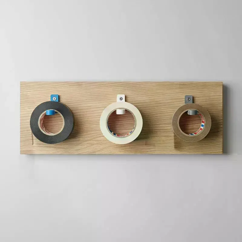 Wall Mounted Tape Holder With Minimalist Aesthetic: 7Pcs Curved Anti Slip End Home Office Craft Room