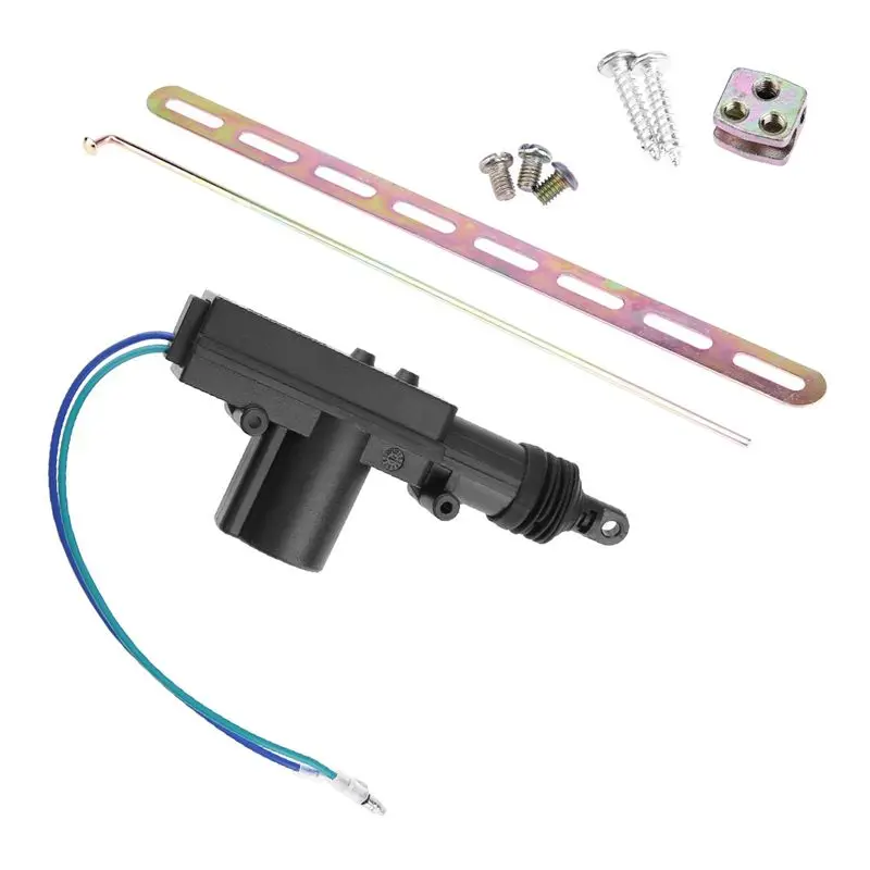 Auto Power Locking System 2 Wire Universal Car Electric Remote Central Door Lock Actuator Heavy-Duty 12V Single Type Kit-X67A