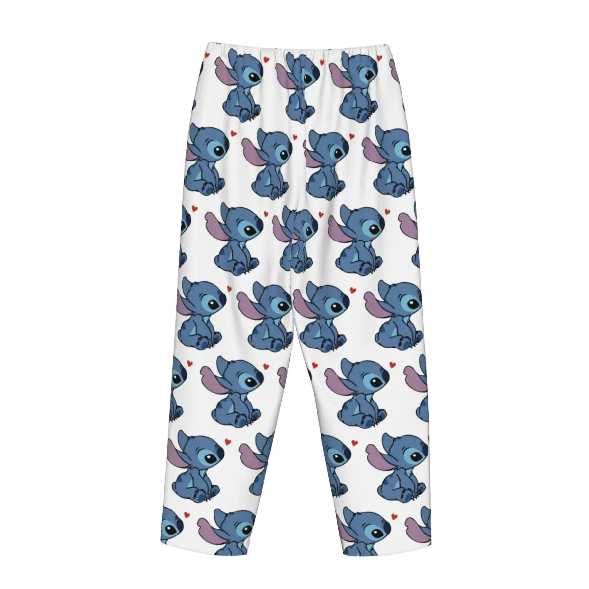 Custom Women\'s Lilo Stitch Cartoon Anime Manga Pajama Pants Printed Sleep Sleepwear Bottoms with Pockets