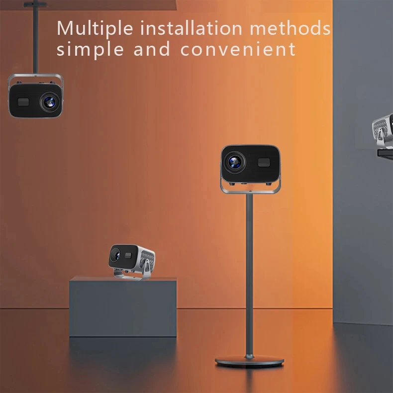 جهاز عرض أندرويد 13 4K A10 حديثًا 1080P 200ANSI جهاز عرض WiFi6 BT5.5 جهاز عرض ترفيهي محمول تصحيح تلقائي #5