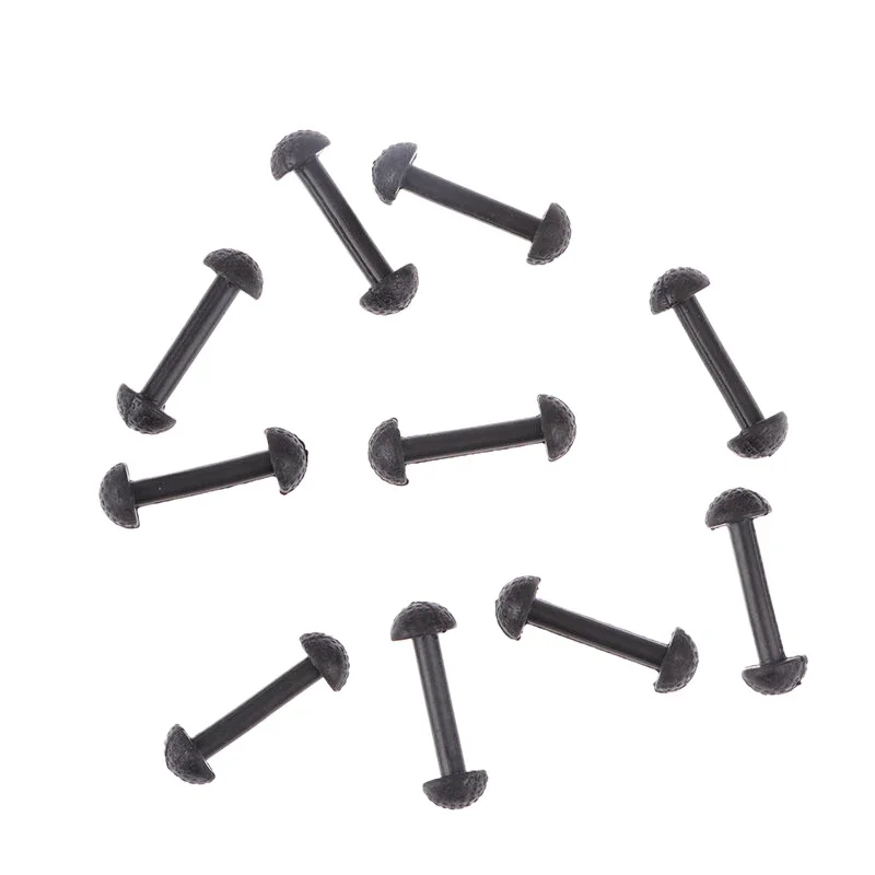 10X For Motu Leg Band Vintage Figures Replacement Connectors Clip Black Rubber Leg Band Replacement Connectors