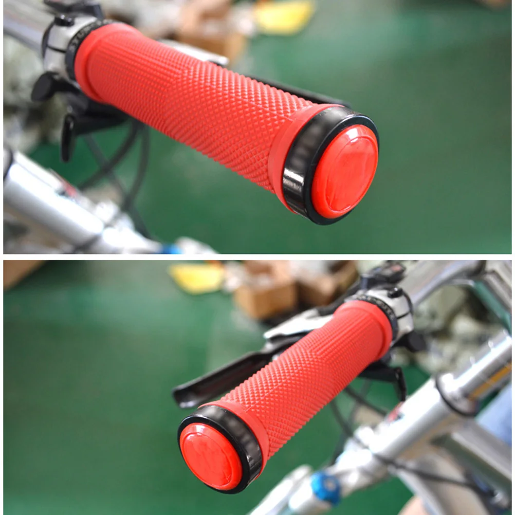 

1 Pair Bicycle Handlebar End Caps Plastic Resin Durable Bike Bar Plugs 15-20Mm Fit For Mountain Road Adult Bikes Bar Ends