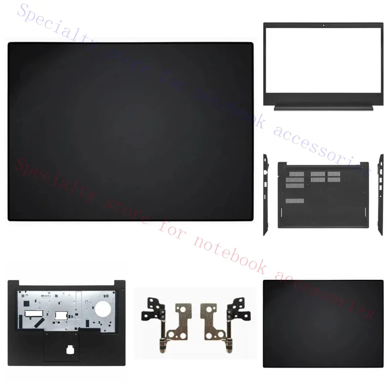 Shell Suitable for ThinkPad E480 E490 R480 E485 LCD Screen, Top Cover, Screen Bezel, Palm Rest, Bottom Case, Hinge, Touchpad