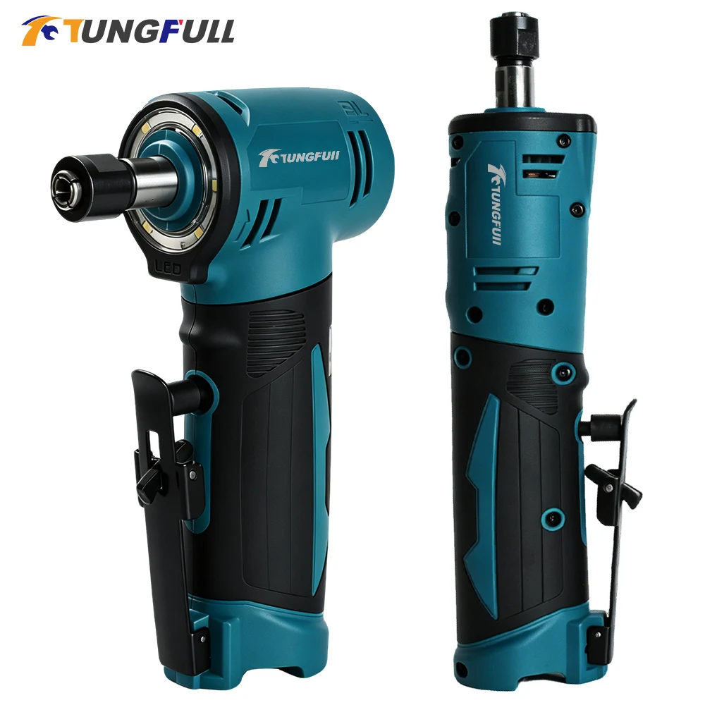 

TUNGFULL Brushless Straight Grinder Electric Cordless Polishing & Engraving Tool Handheld Electric Grinderfor Die Grinding