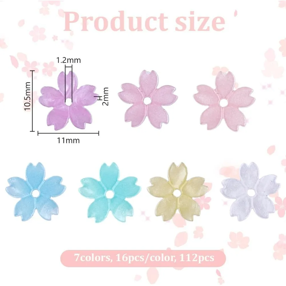 112-pcs-flor-de-cerejeira-contas-de-flor-7-cores-acrilico-flor-contas-espacador-contas-soltas-mini-encantos-florais-chaveiro-joias-fazendo