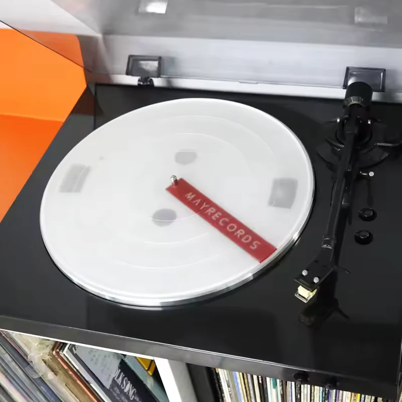 12in Anti-vibration Anti-static Silicone Pad Rubber LP Antislip Mat for Phonograph Turntable Vinyl Record Players Accessories