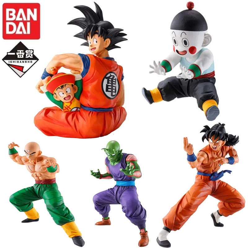 Em estoque original bandai ichiban kuji ex terra guardiões guerreiros filho gohan piccolo krillin Tien chiaotzu anime figura presentes