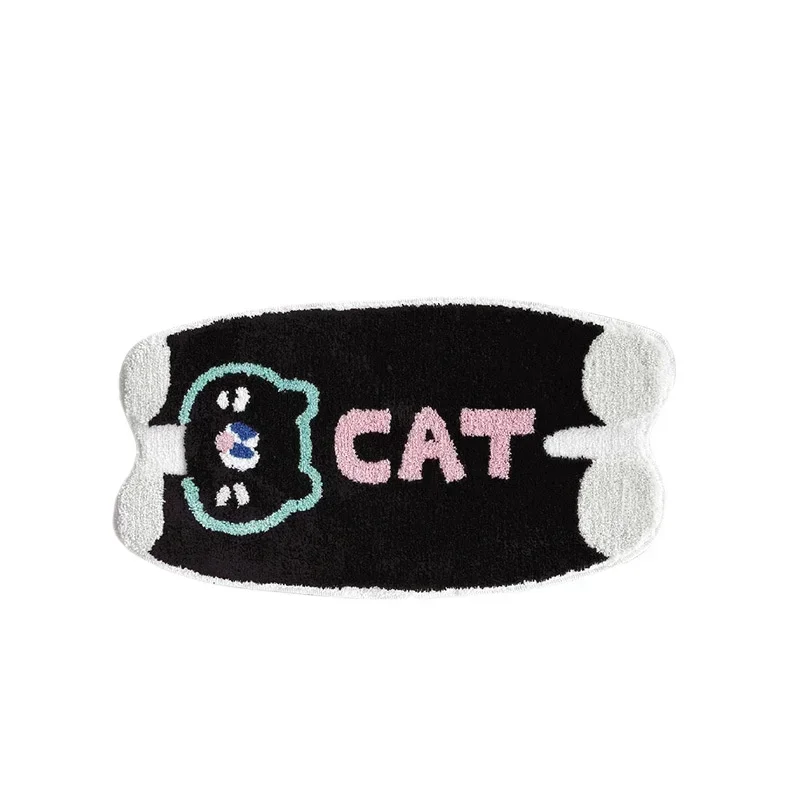 1 قطعة الحيوانات الكرتون تقليد الكشمير سجادة ضد الإنزلاق السجاد رقيقة ماصة حمام حصيرة قابل للغسل دش الحمام هدية تزيين المنزل #6