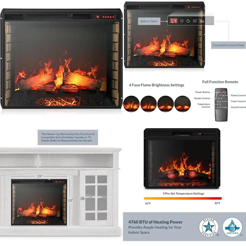 Electric Fireplace …